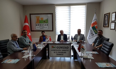 Türkiye İş Bankası Bölge Müdürü Vaner Ersezer ve Müdür Yardımcısı Erdi Özdemir &#039;den ziyaret